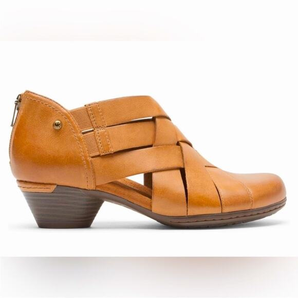 Cobb Hill Leather Laurel Woven Bootie Size 8 NEW - Picture 1 of 10